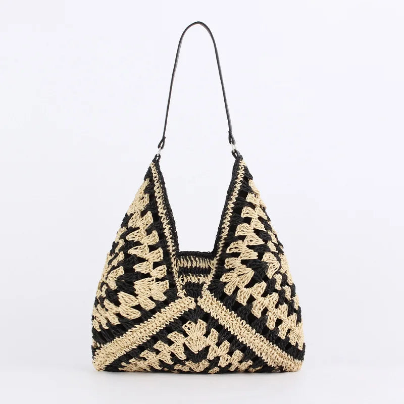 Ravello Crochet Hobo Bag
