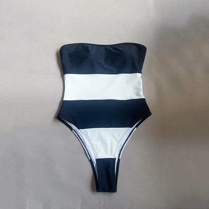 Caprié Bold Stripe One-Piece